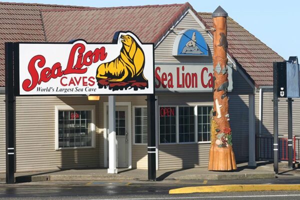 Sea Lion Caves front view